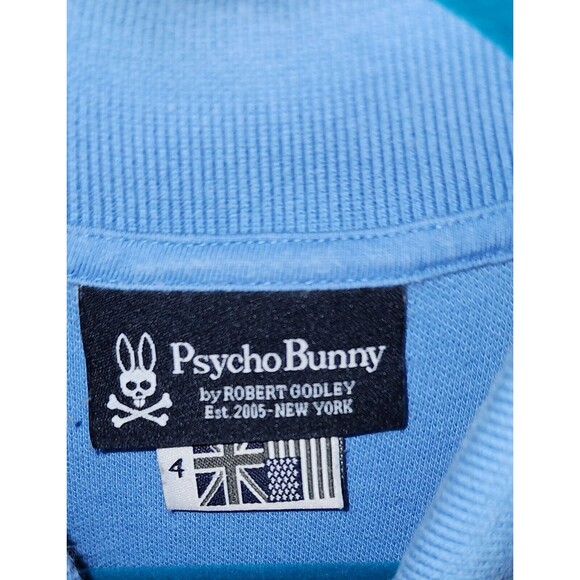 Psycho bunny polo shirt size EU 4 blue - Picture 4 of 6